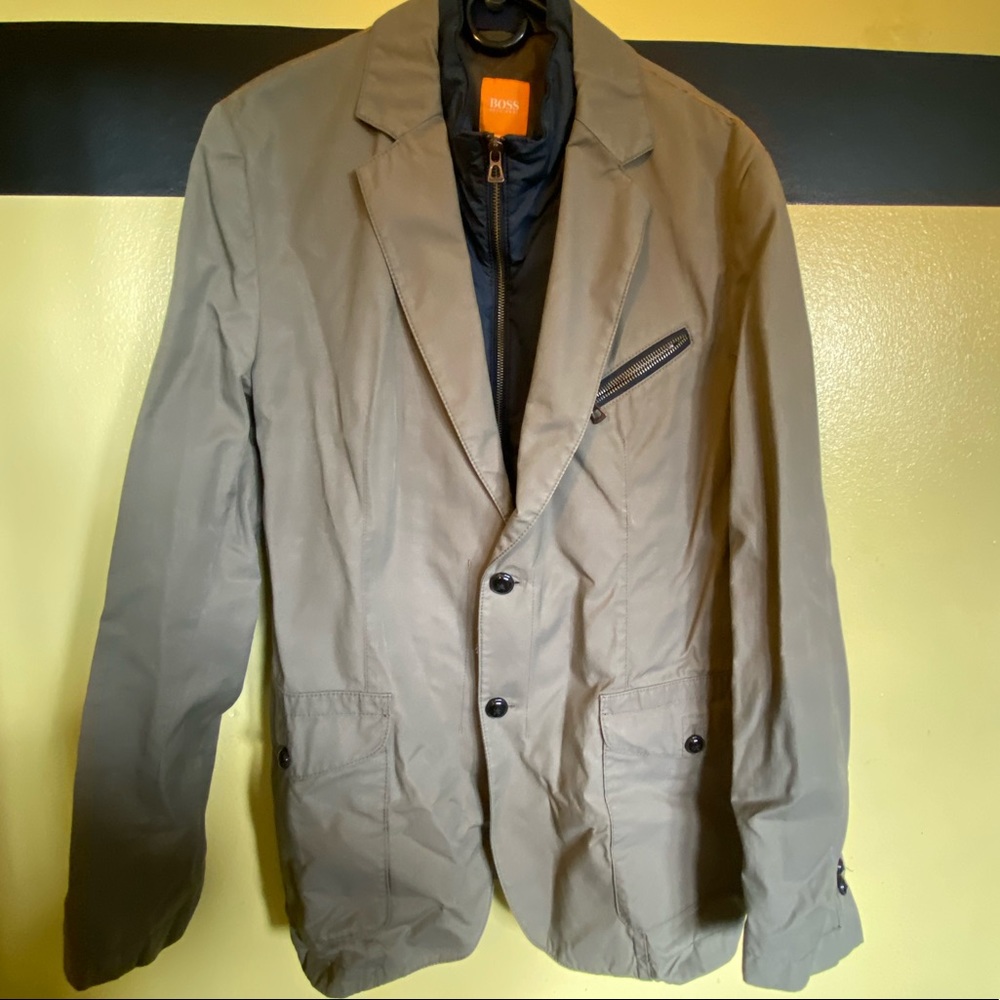 Hugo Boss Trim Fit Hybrid Blazer with Removable Bib